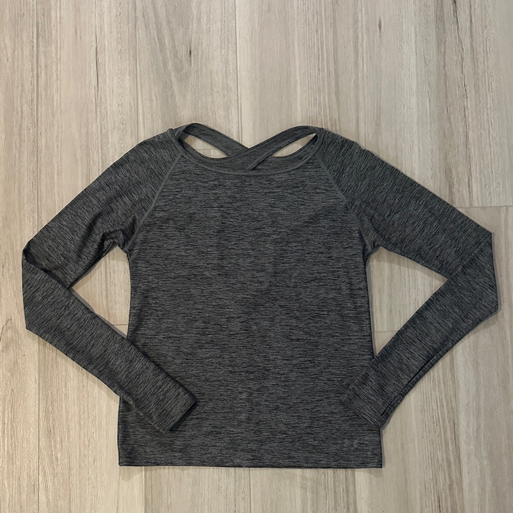 Women’s Under Armour Loose Fit Strappy Back Long Sleeve Tee